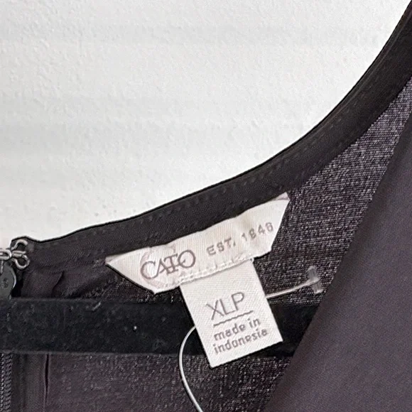 Cato Black Jumpsuit with Lace Floral Sleeves - Picture 2 of 10